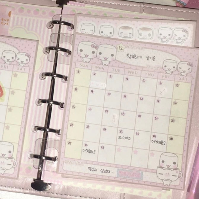 {wanso club} marshmallow monthly 50p memo