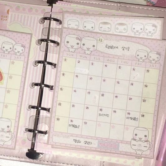 {wanso club} marshmallow monthly 50p memo