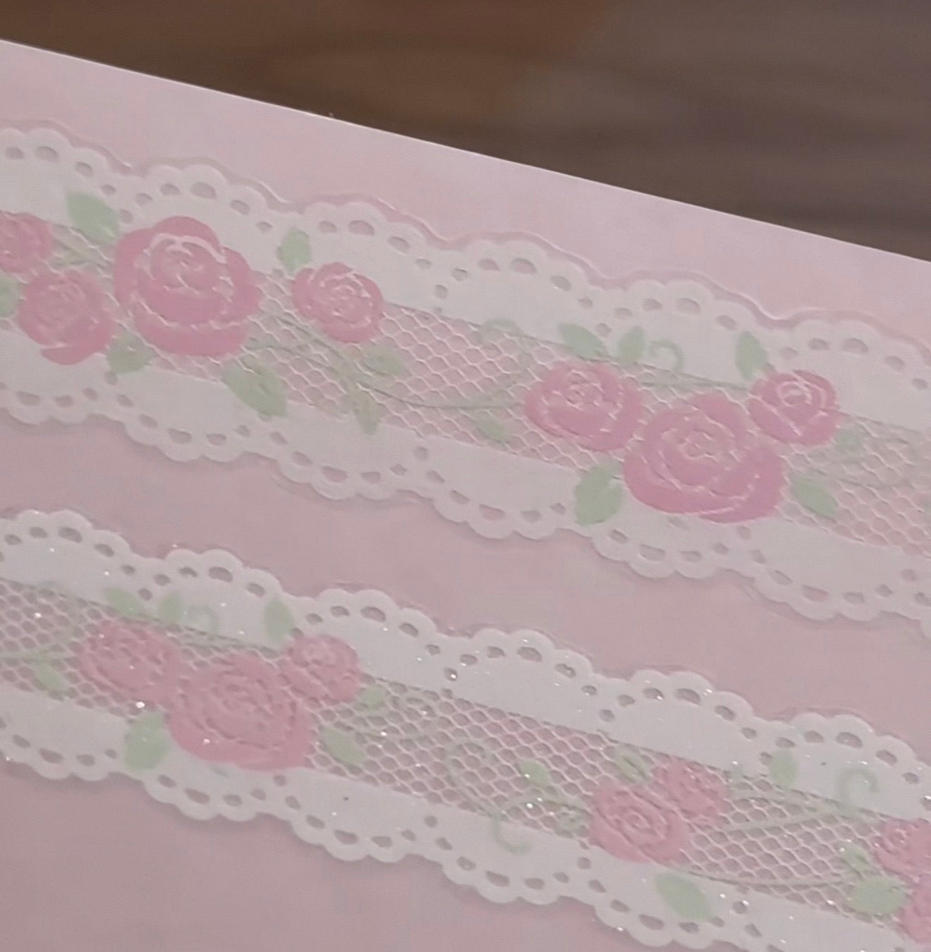 {intomyvibe} rosy lace tape