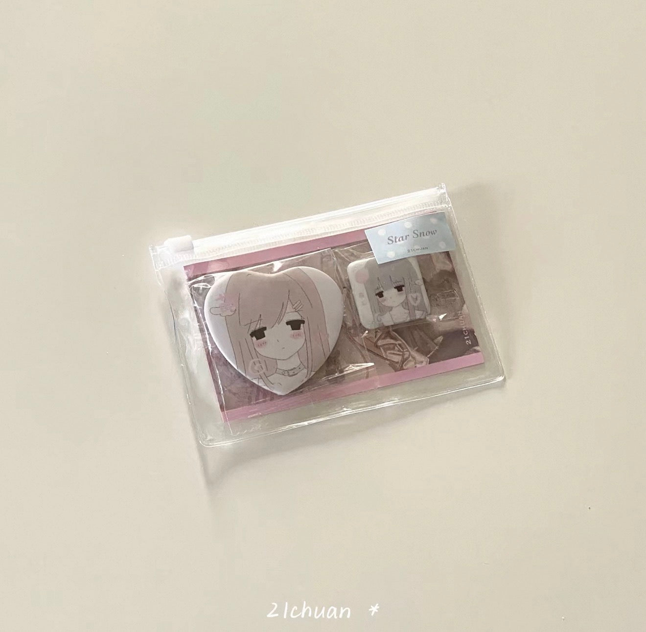 {21chuan} vol.5 star snow pin set