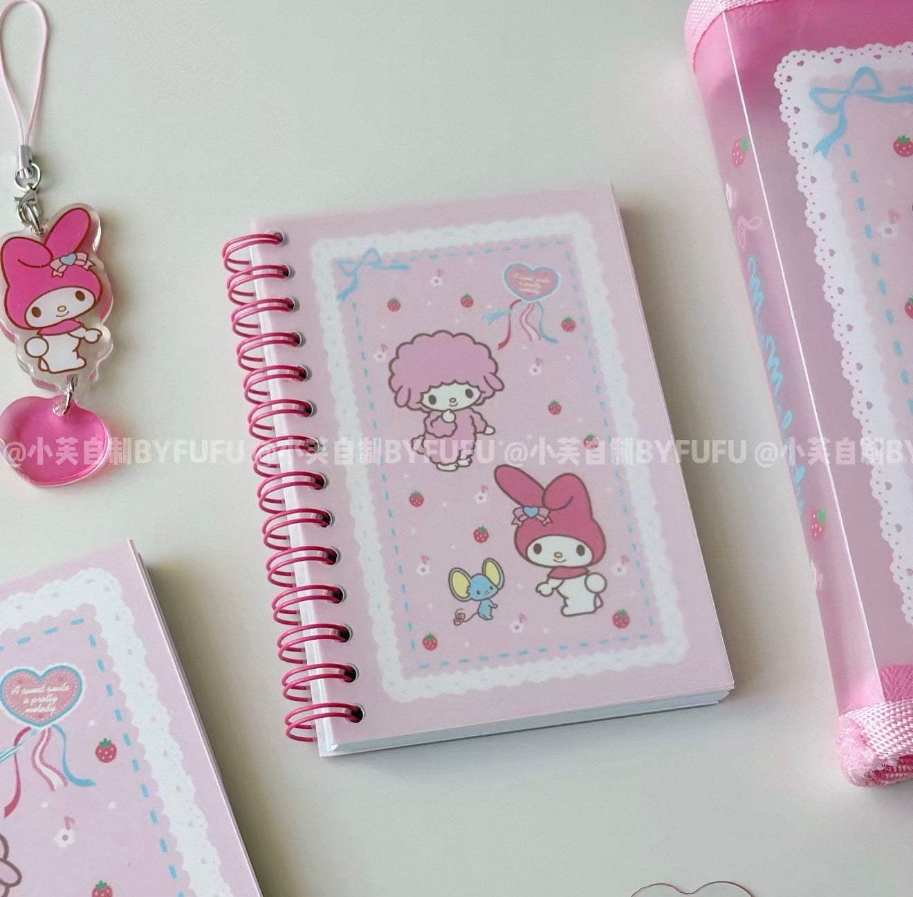 {byfufu} a7 my melody and piano release sticker book