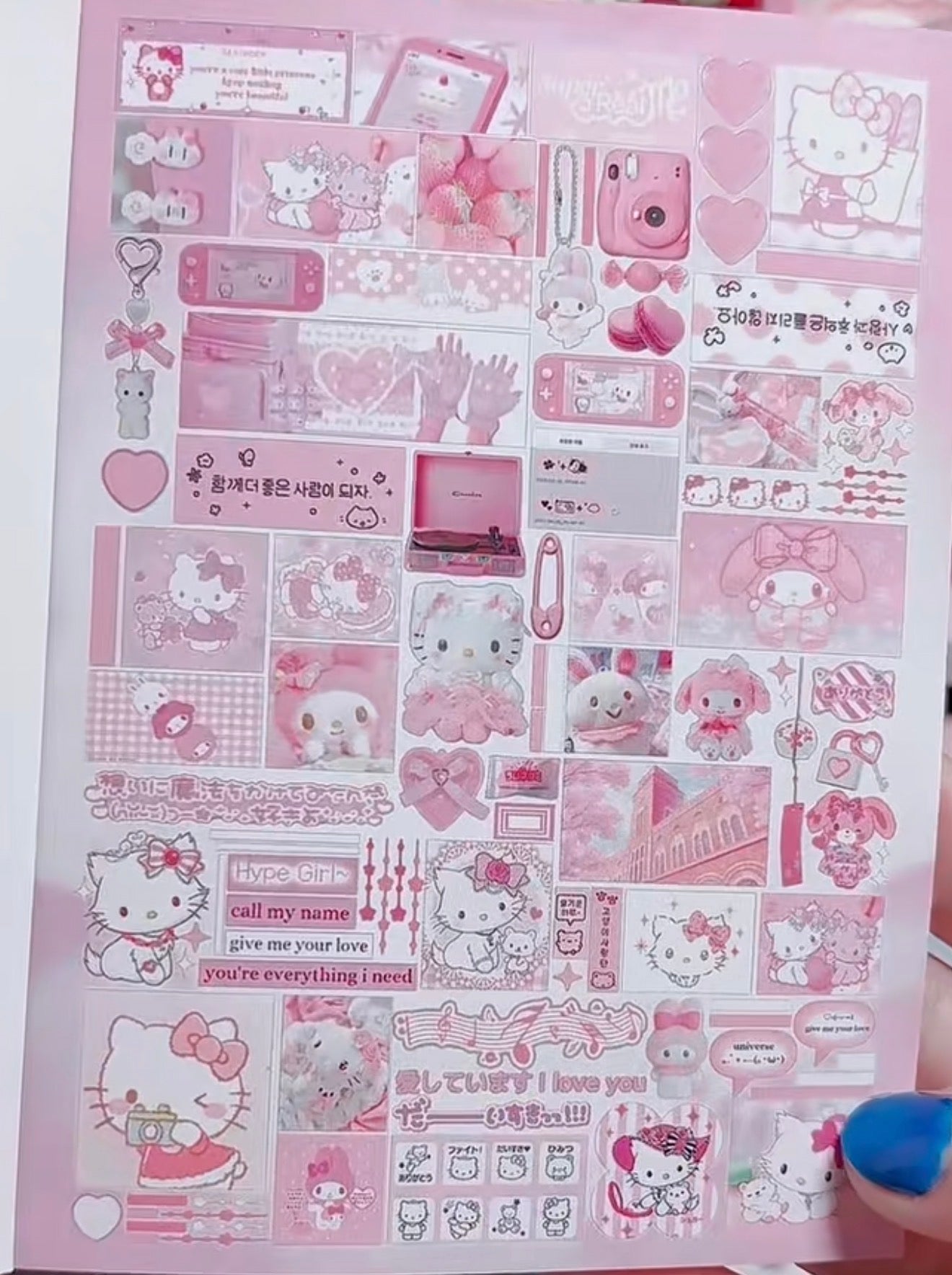 {c-贴纸书} 40p pink hello kitty sticker book