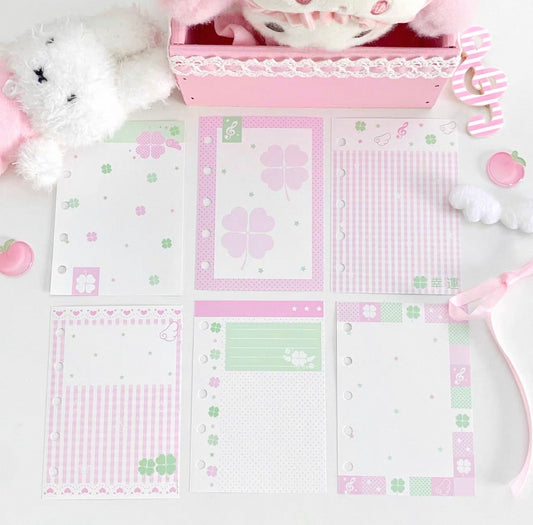 {pakupaku} m5 lucky pink clovers refill set