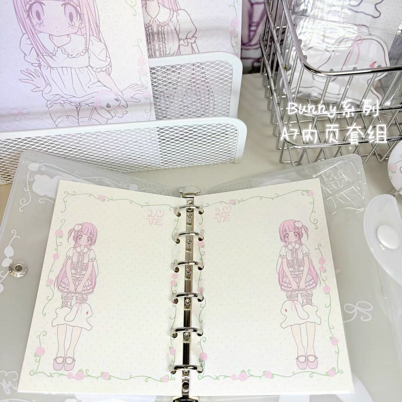 {sanako x pumpum} 40p a7 binder refill set