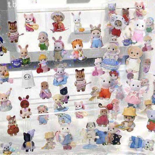 {HRTSEEKER} sylvanian families holo stickers