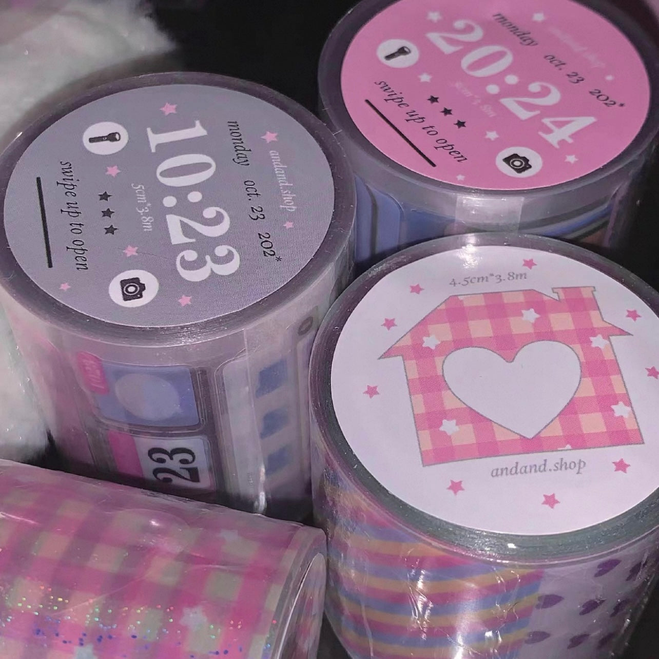 {andandshop} electric kiss cut tape