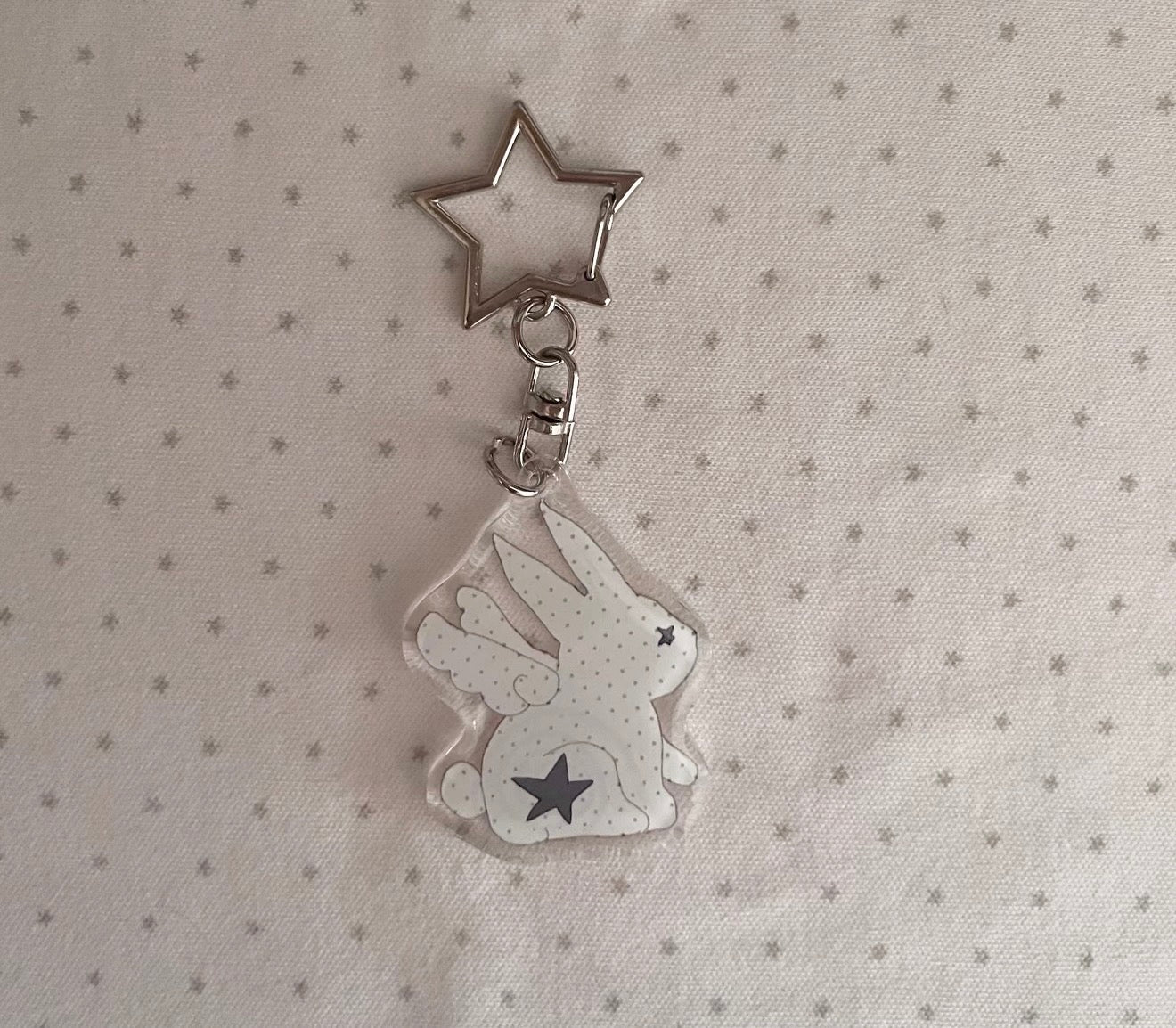 {not cute anymore} dreamy epoxy keychain