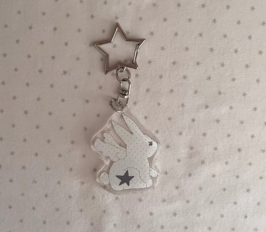 {not cute anymore} dreamy epoxy keychain