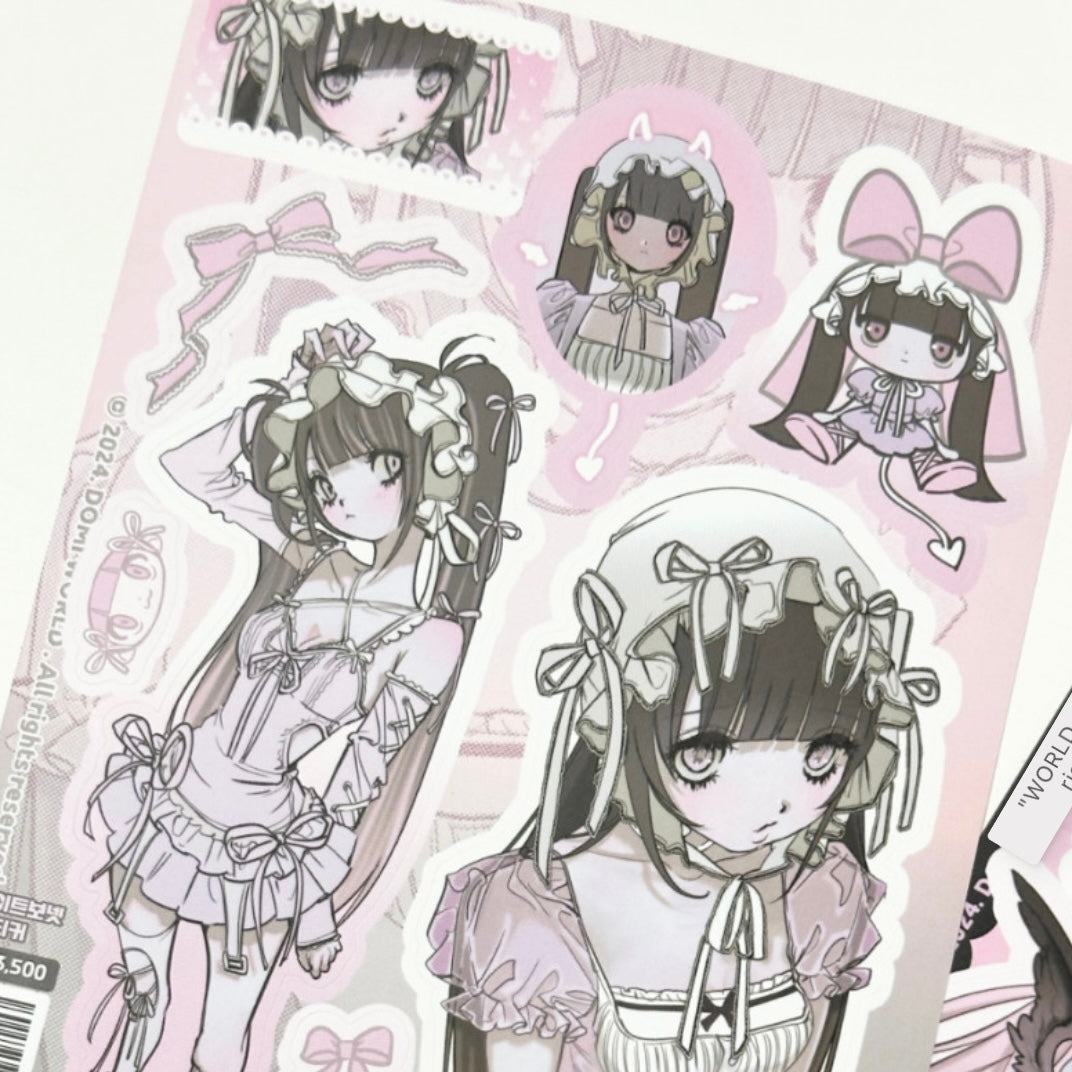 {domi world} white bonet