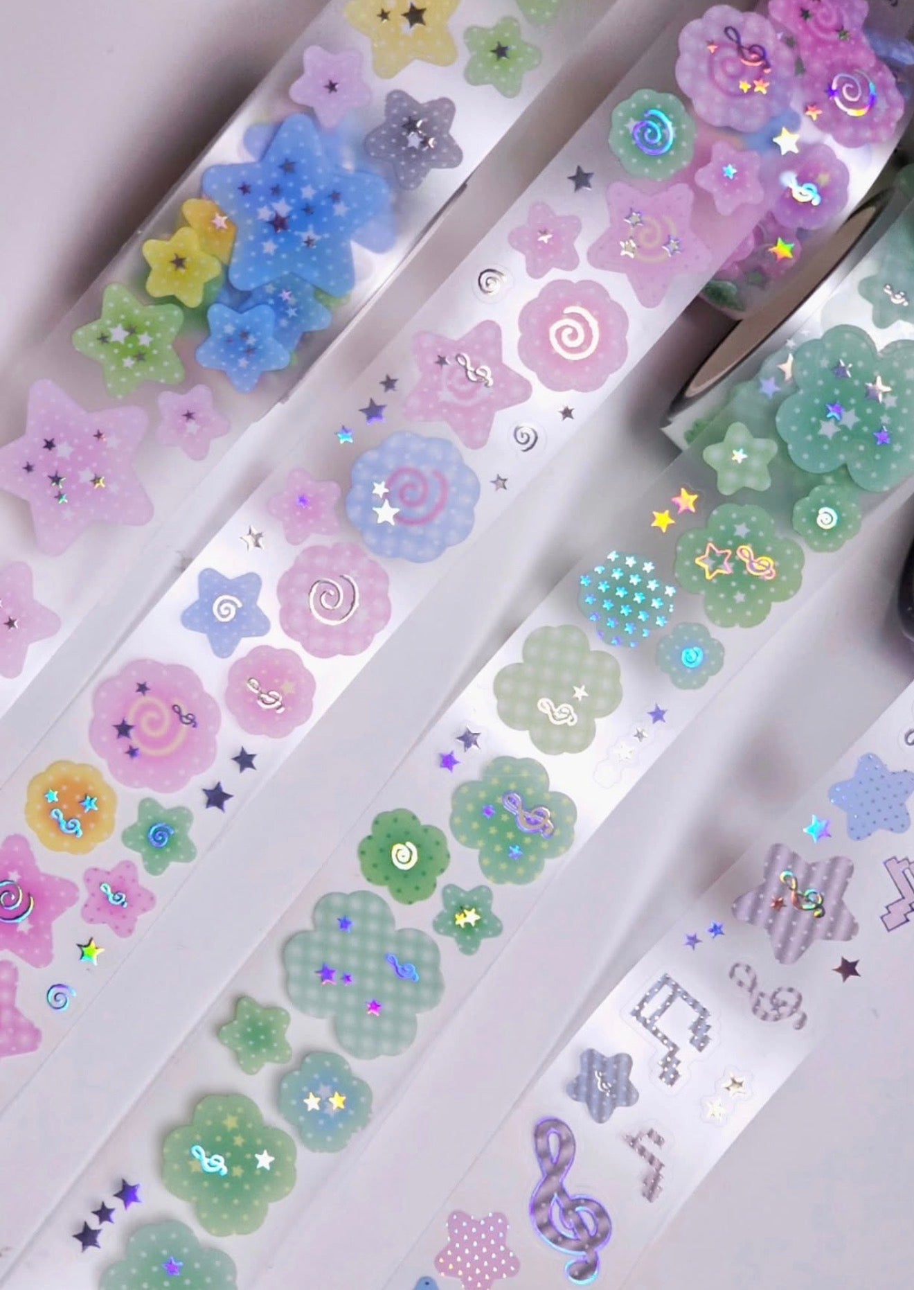 {hipromland} dot! dot! star! kiss cut tape