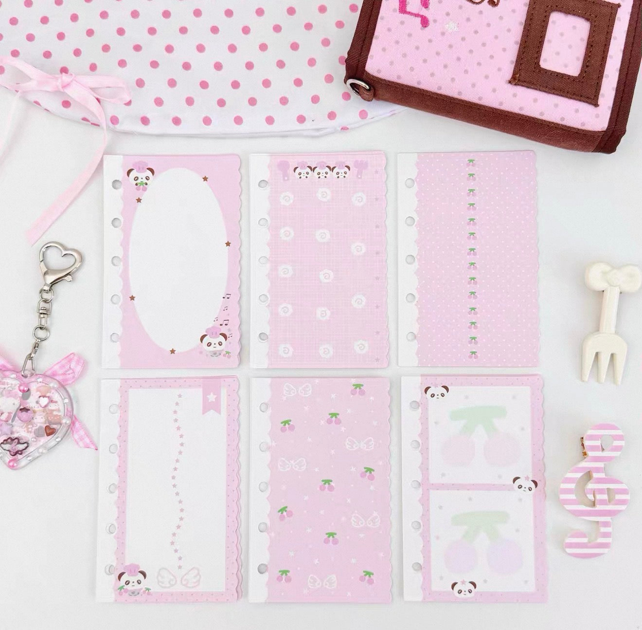 {pakupaku} m5 pink panda refill set