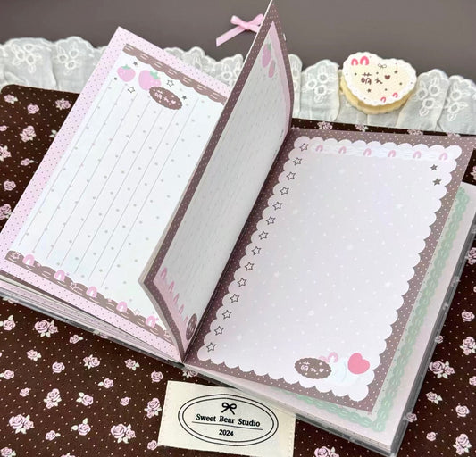 {pakupaku} rose a6 diary