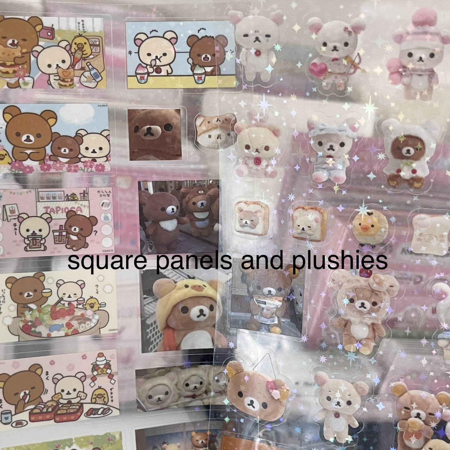 {HRTSEEKER} rilakkuma holo stickers