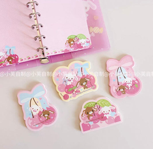 {byfufu} sugarbunnies sweet cherry sticky note