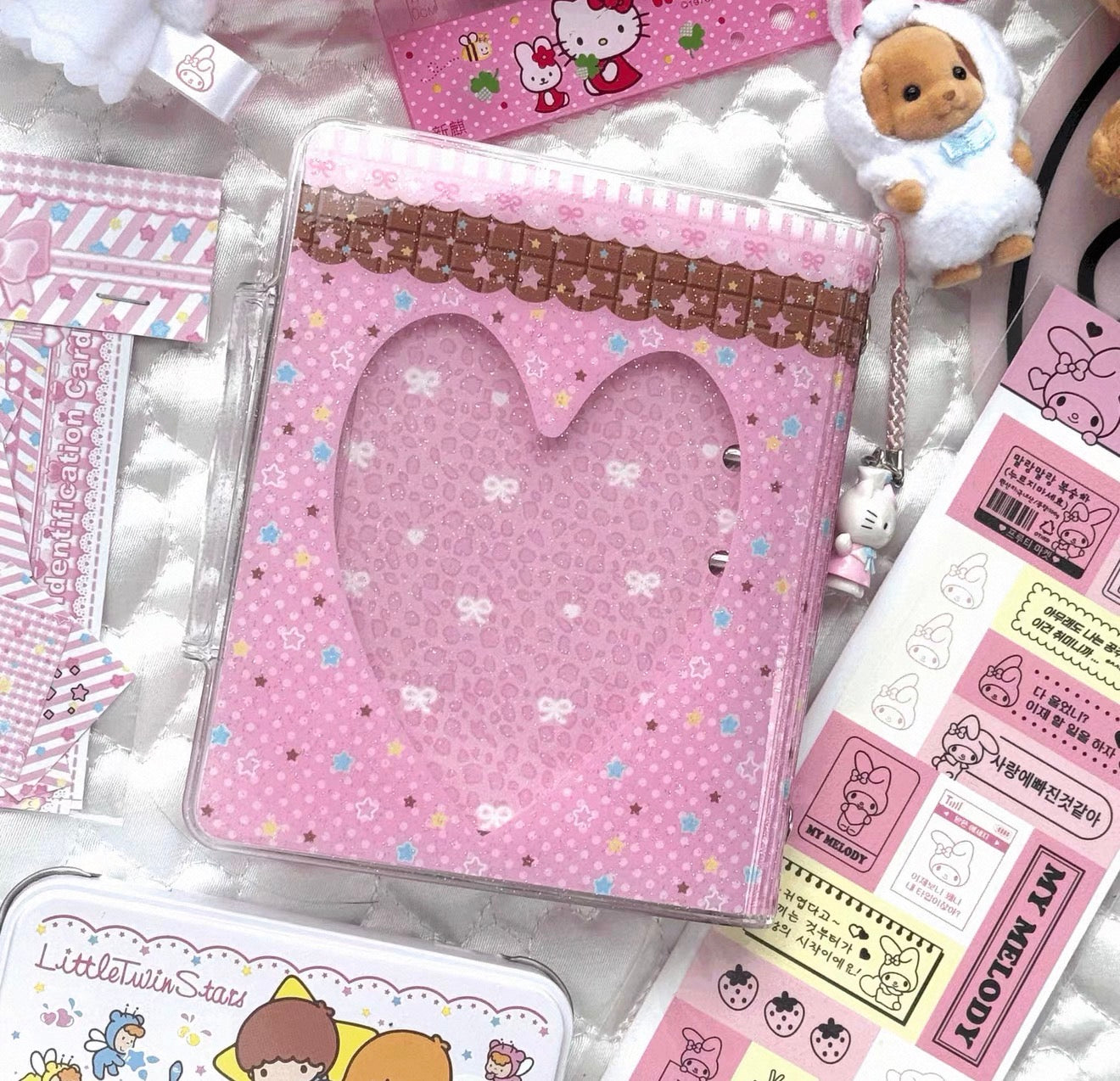 {yummylist} m5 glitter pink chocolate binder