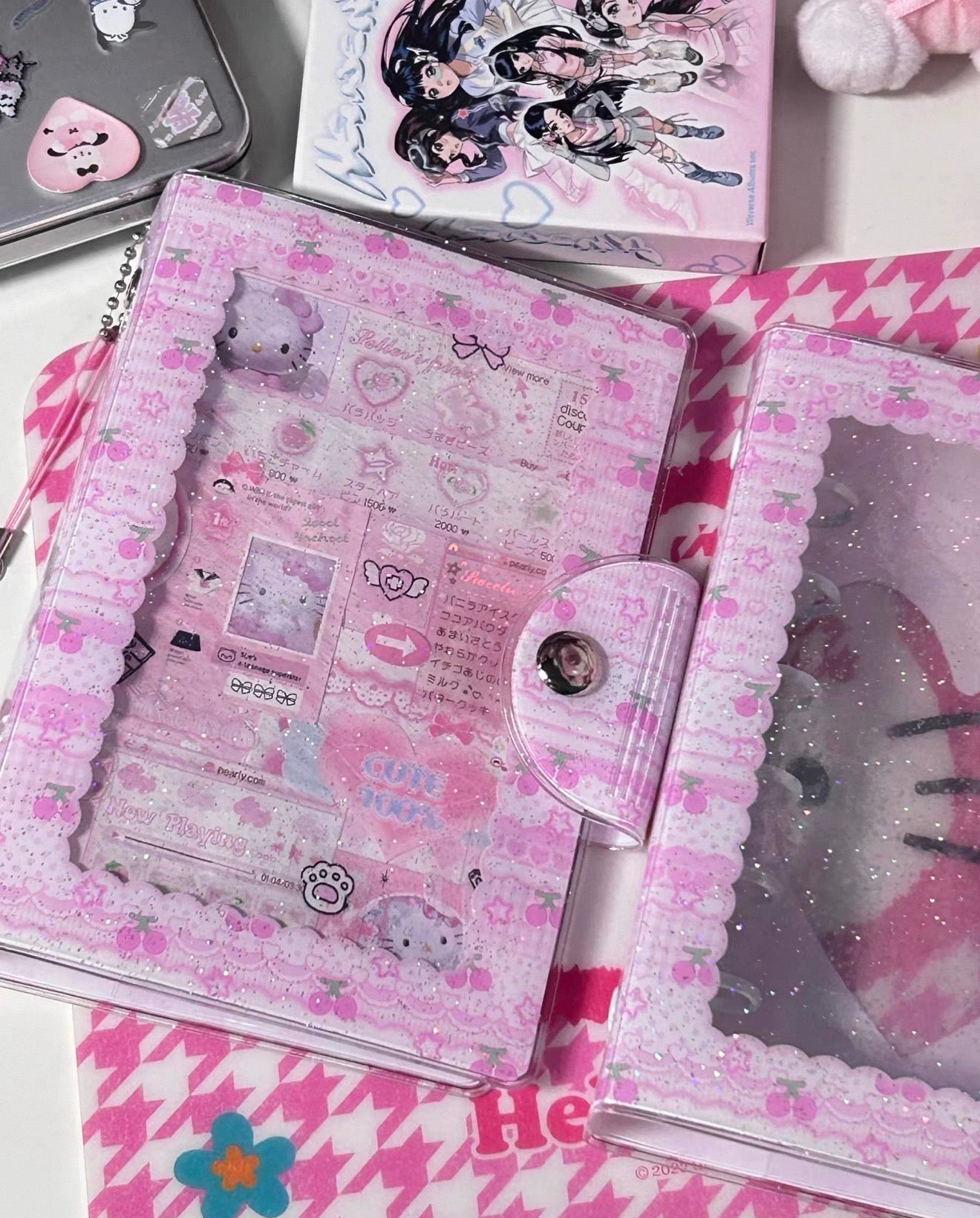 {yummylist} a7 glittery cherries binder