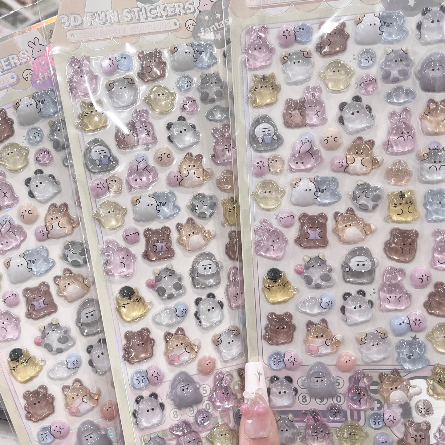 {crux} 3d jelly sticker