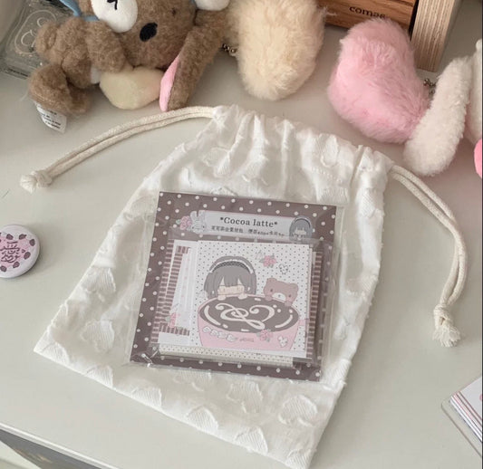 {all4u} cocoa tea party memo set