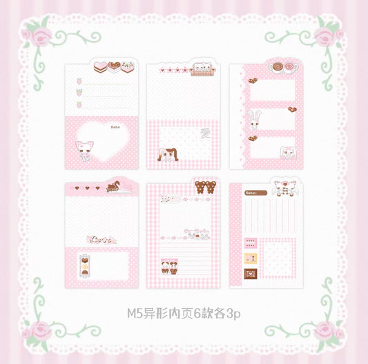 {DearDoris} m5 cute pixel binder refill set