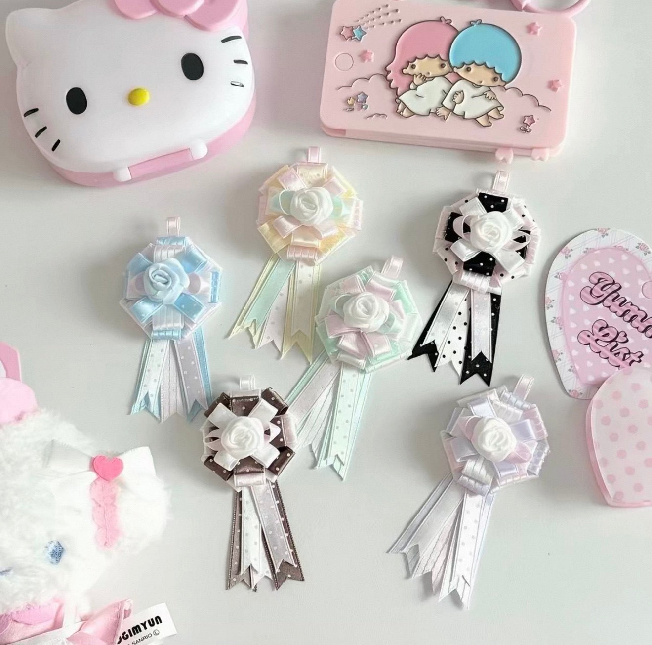 {yummylist} handmade ribbon rosette