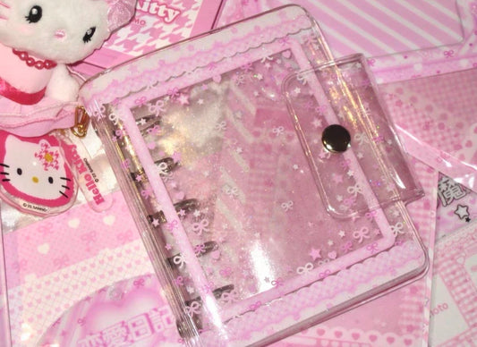 {yummylist} m5 glitter ribbon lace binder