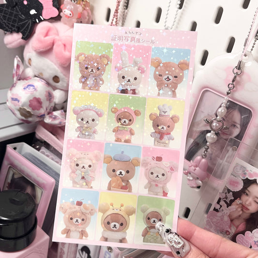 {HRTSTICKER} kkuma dress up id stickers