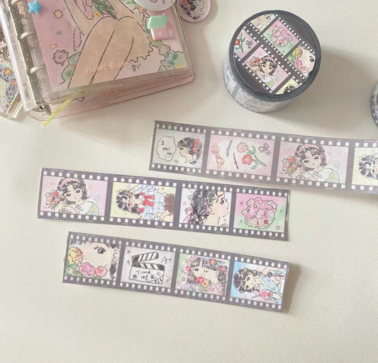 {heart bunny} film 2.0 love story glitter tape