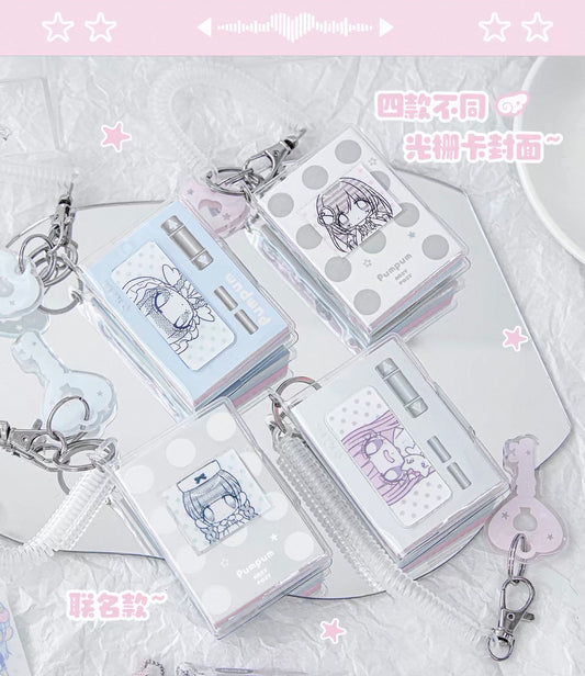 {rosyposy} x pumpum mini notebook pendant
