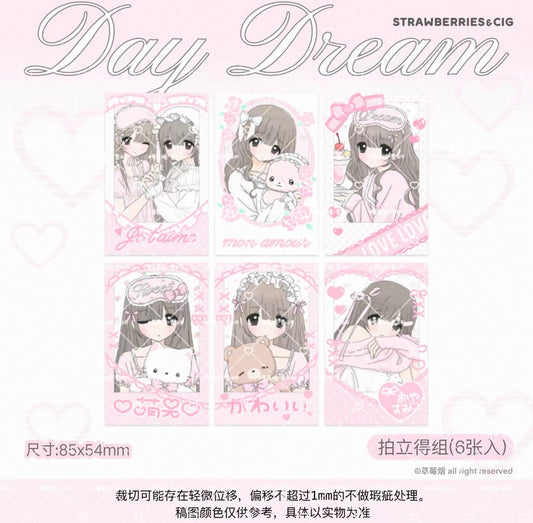 {strawberries & cig} day dream glitter polaroid set