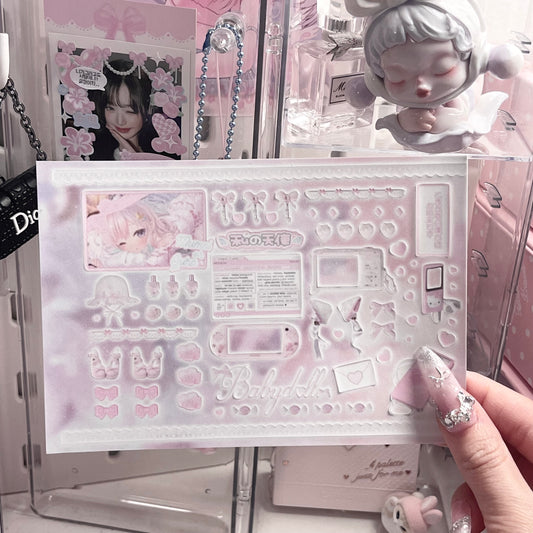 {c-艺术家} purple pink babydoll