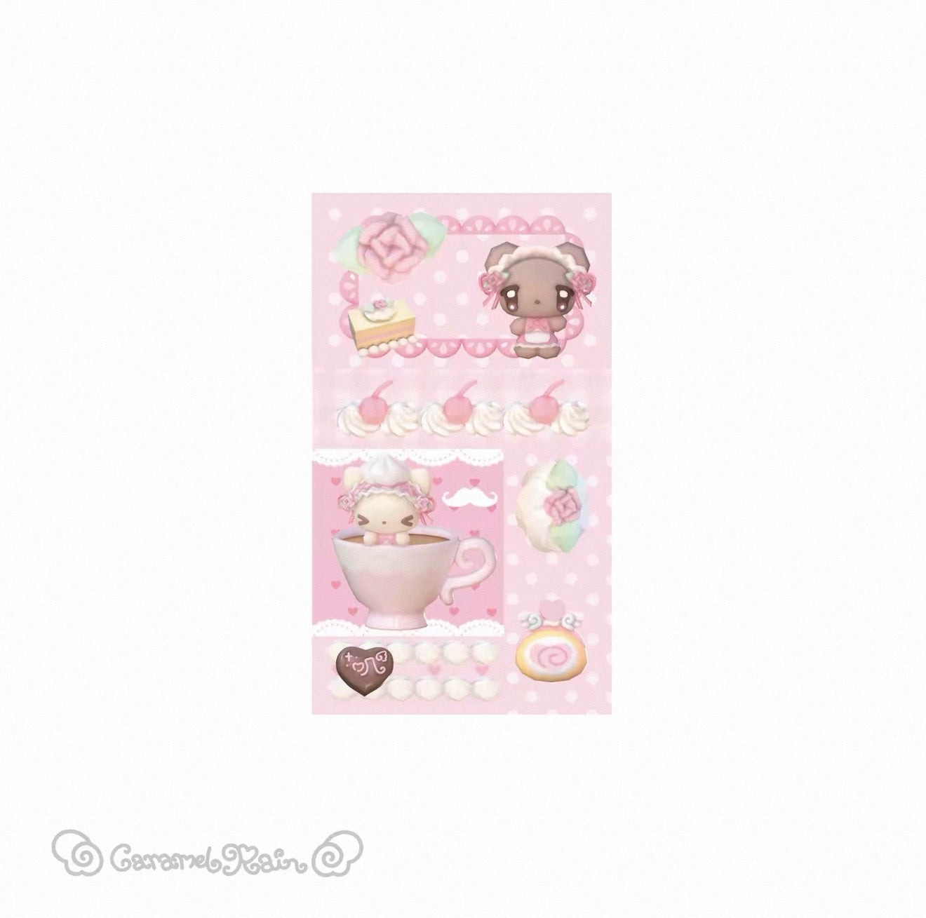{caramel rain} 10p sweet shop memo