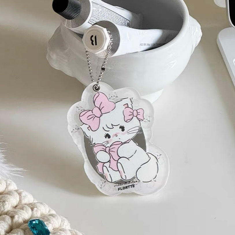 {flortte} flortte x mikko mirror keychain