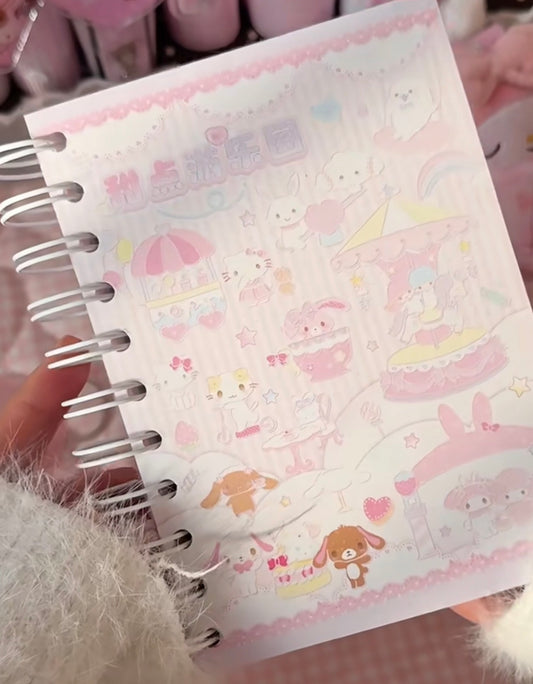 {c-贴纸书} 45p sugarbunnies amusement park sticker book