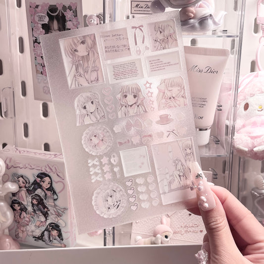 {c-艺术家} glittered and bows