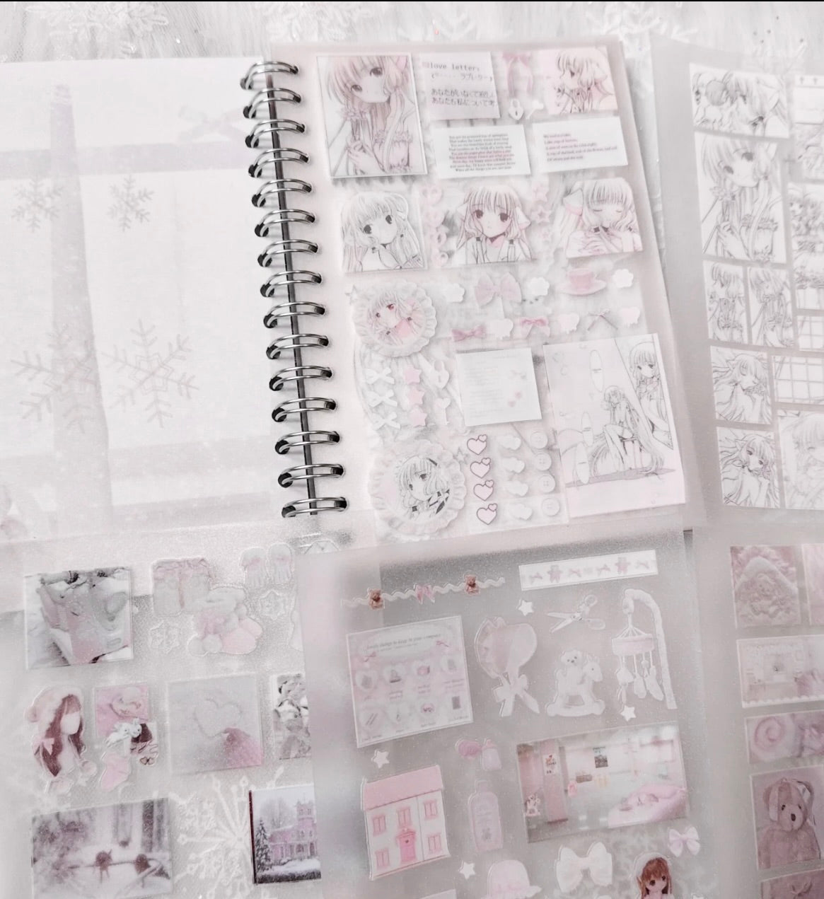 {c-艺术家} 40 page light coquette issue. 1/2 sticker book