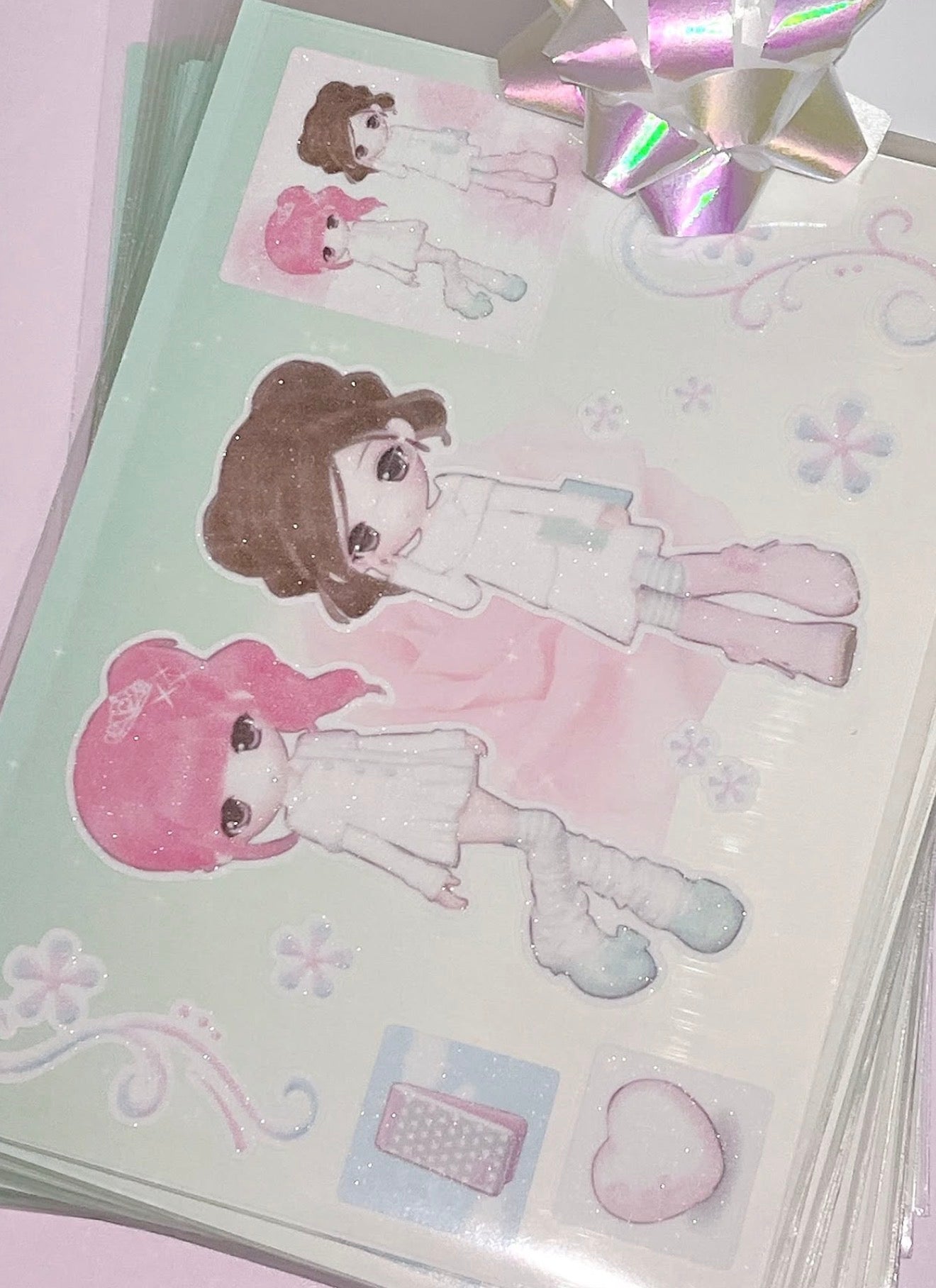 {coral tree} white look sticker