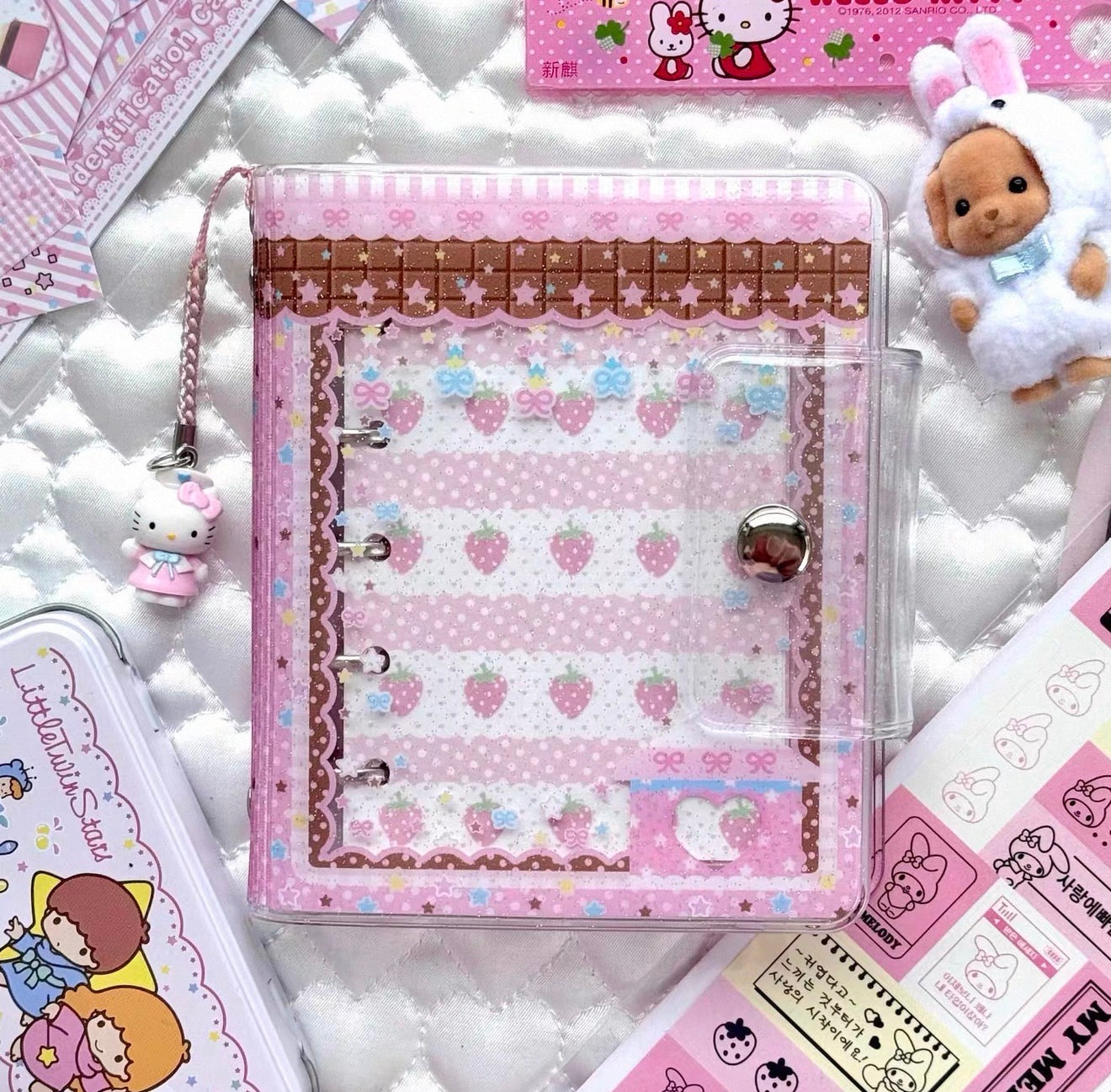 {yummylist} m5 glitter pink chocolate binder
