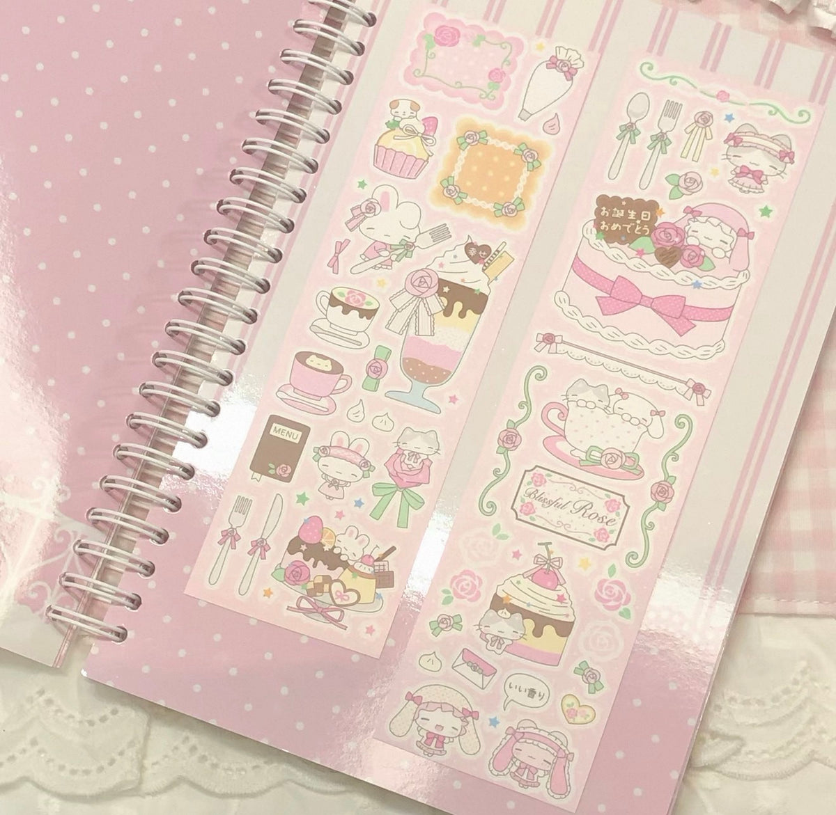 {DearDoris} cute rabbit tea kiss cut tape