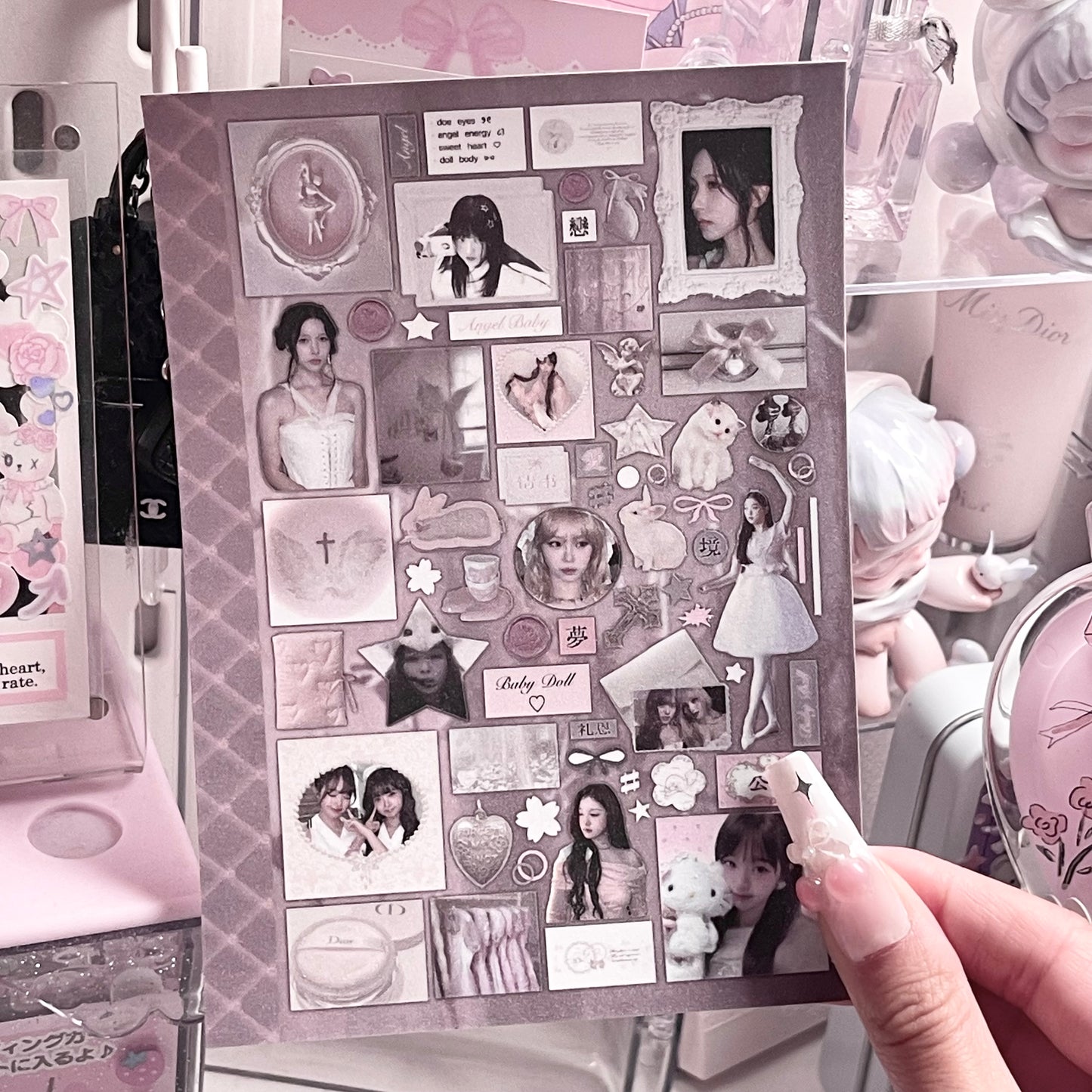 {c-艺术家} girl group series :  pink ballerina #1