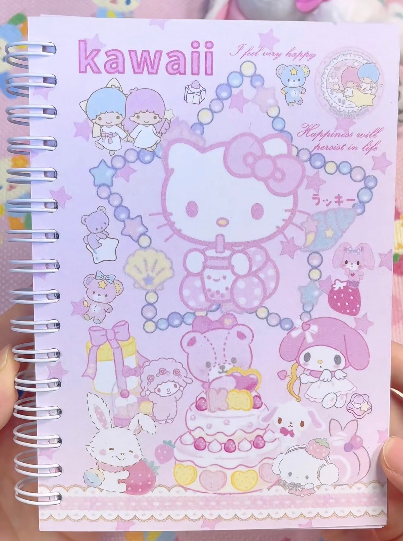 {c-贴纸书} 35p jennycute hello kitty sticker book