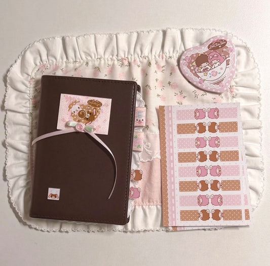 {homemade chestnut} little twin stars index tab sticker