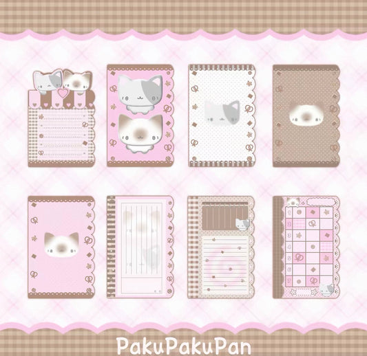 {pakupaku} m5 pink and brown cat refill set