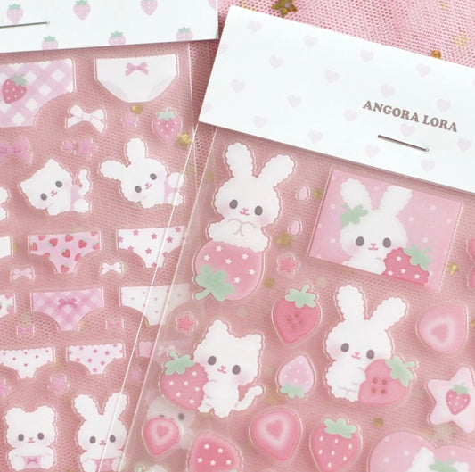 {angora lora} puffy strawberry and panties