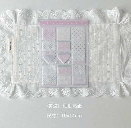 {becood} winter felt sticker