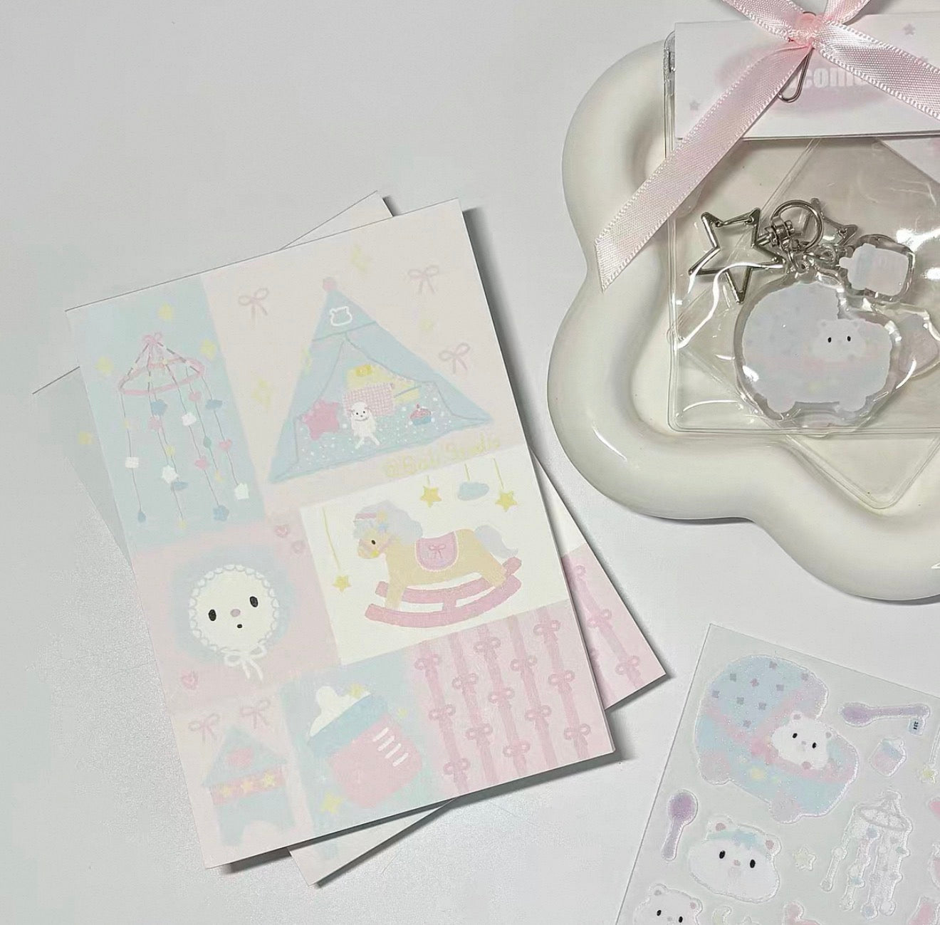 {bali studio} baby hamster memo pad