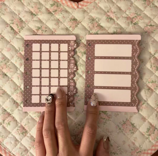 {nnocryy} m5/a7 chocolate rose and cream lace refill set
