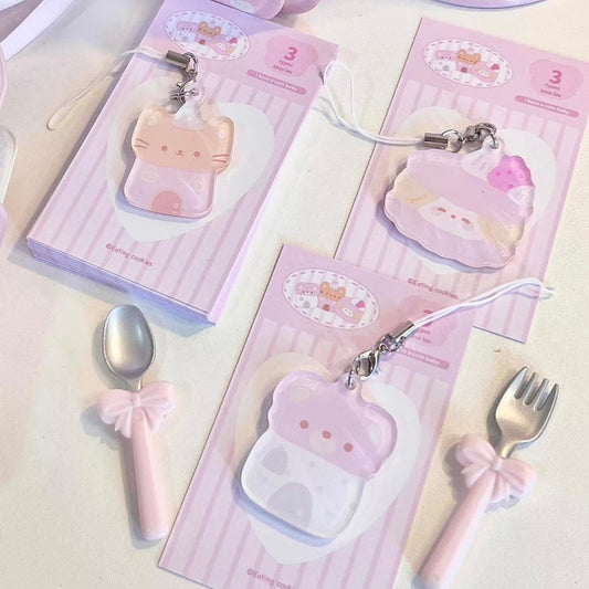 {eating cookies} sweets keychain