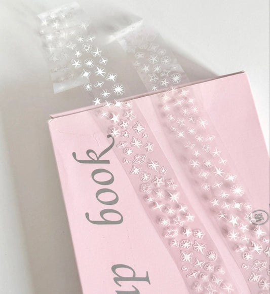 {intomyvibe} hand drawn star kiss cut tape