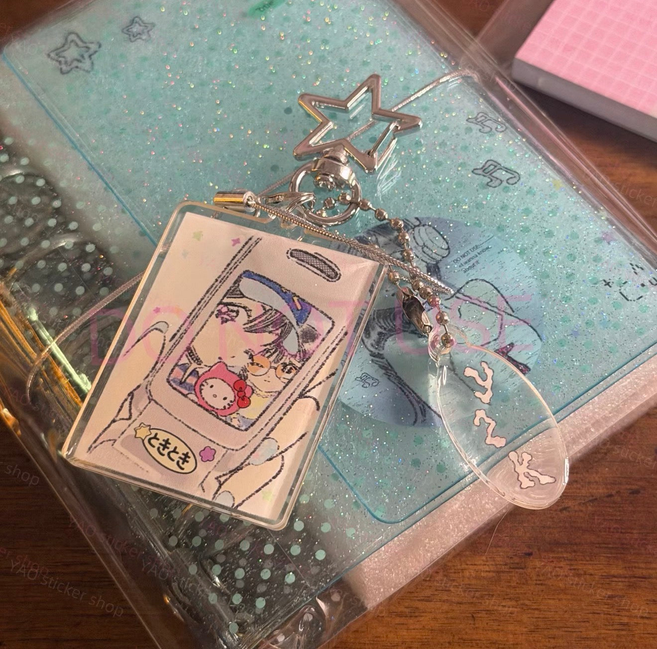 {YAO} y2k electronic life keychains