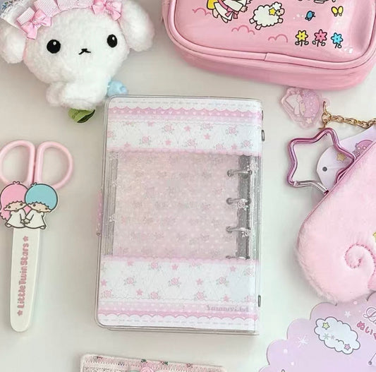 {yummylist} a7 glitter lace roses binder